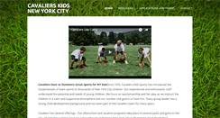 Desktop Screenshot of cavalierskids.com